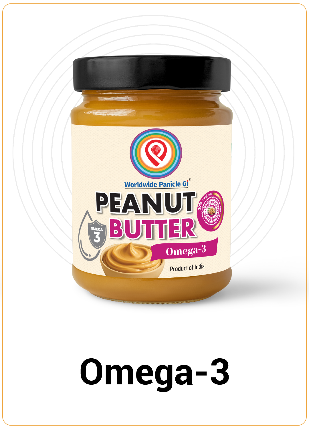 Artboard 11 Omega-3 Enriched Peanut Butter - Image 1